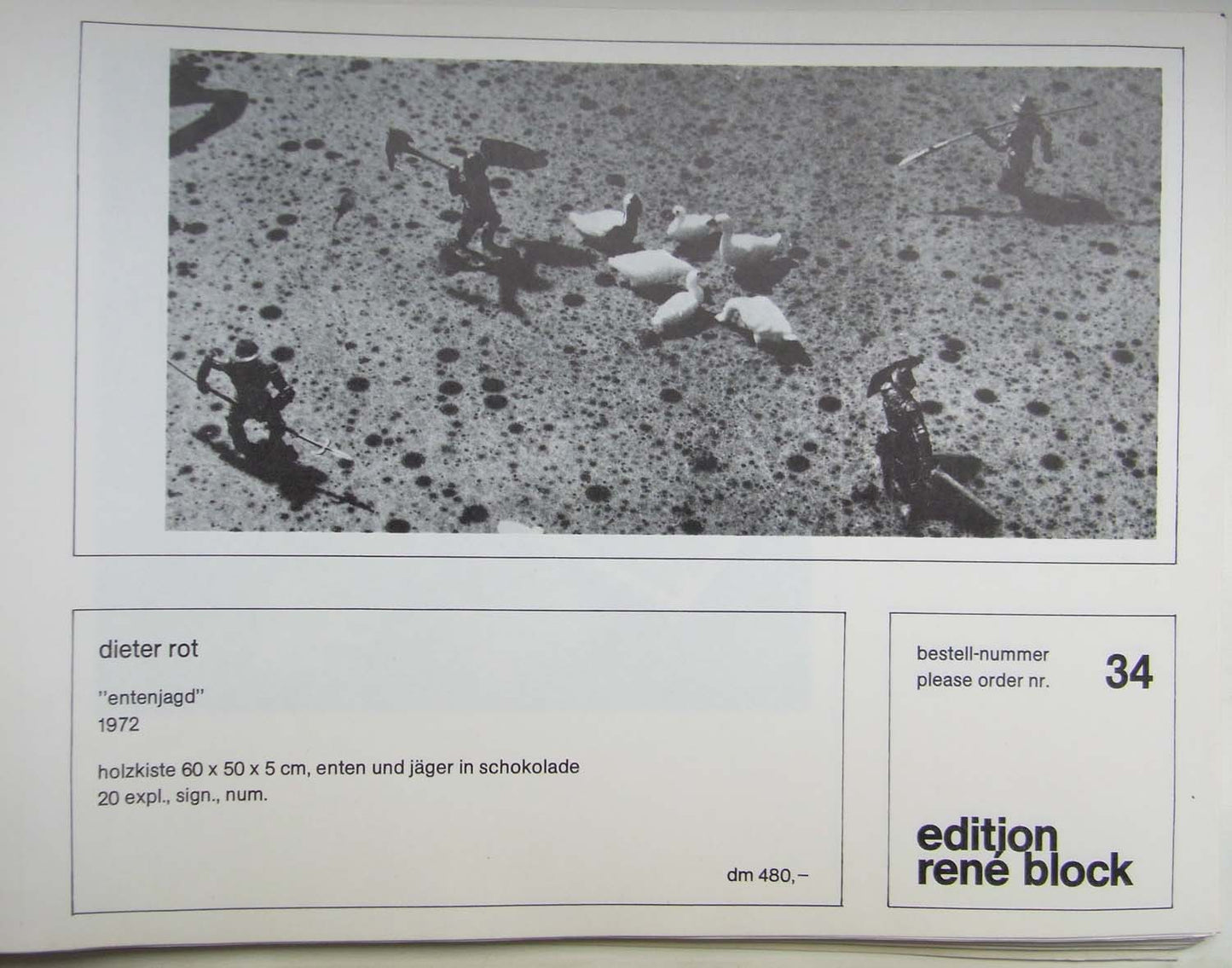 Dieter Roth - Edition Rene Block - 1973