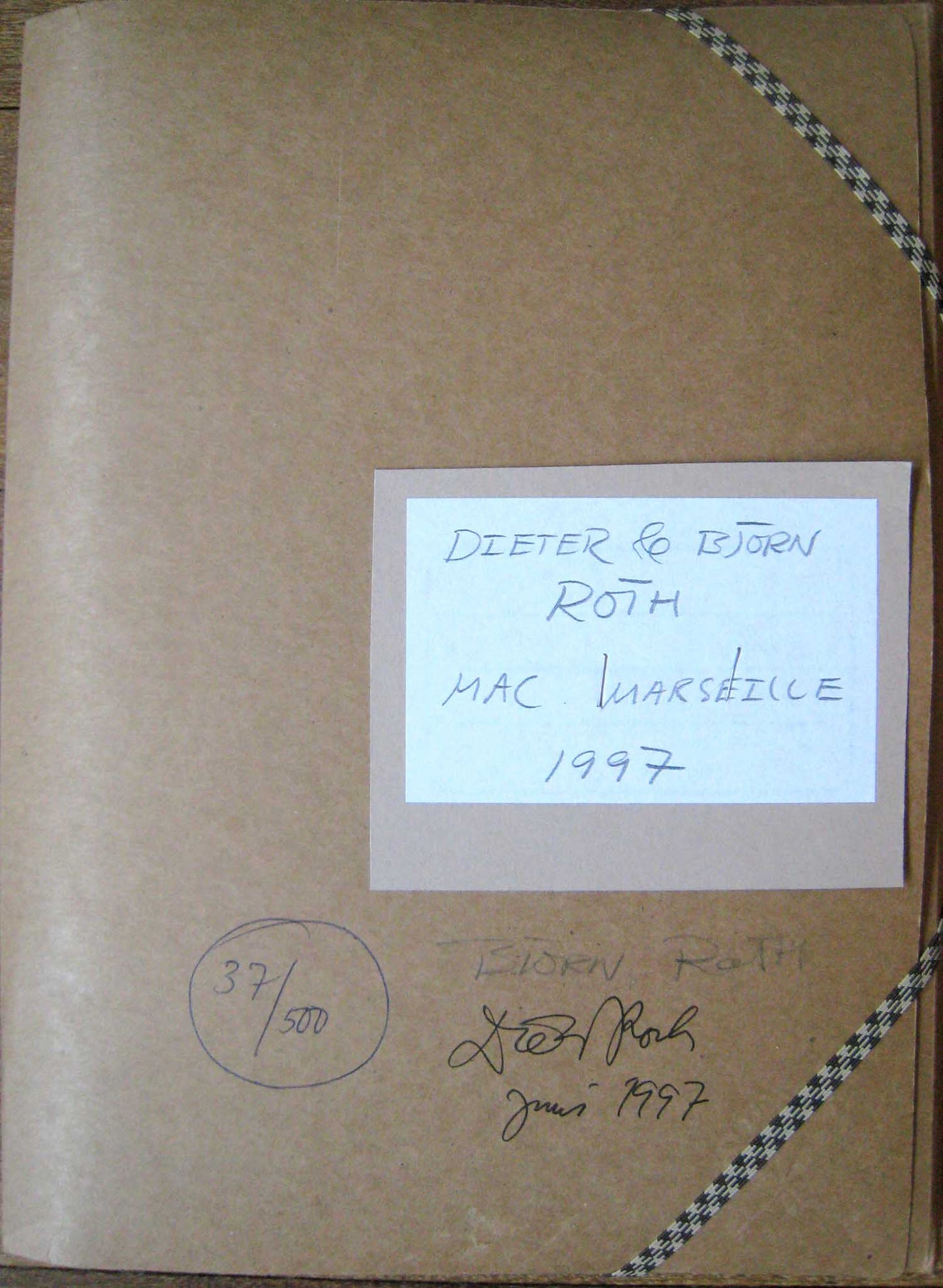 Dieter and Bjorn Roth Roth - Marseille edition de luxe - 1997
