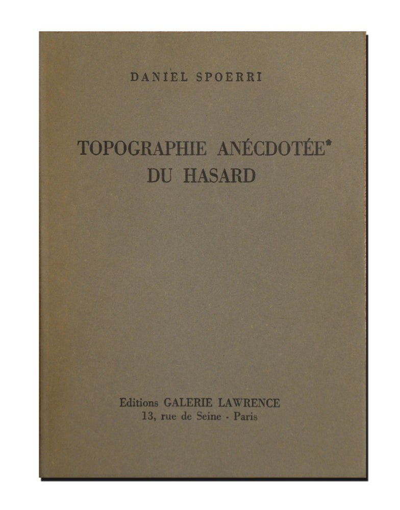Daniel Spoerri - Topographie Anecdotee Du Hasard/ Anecdoted Topography of Chance - 1962