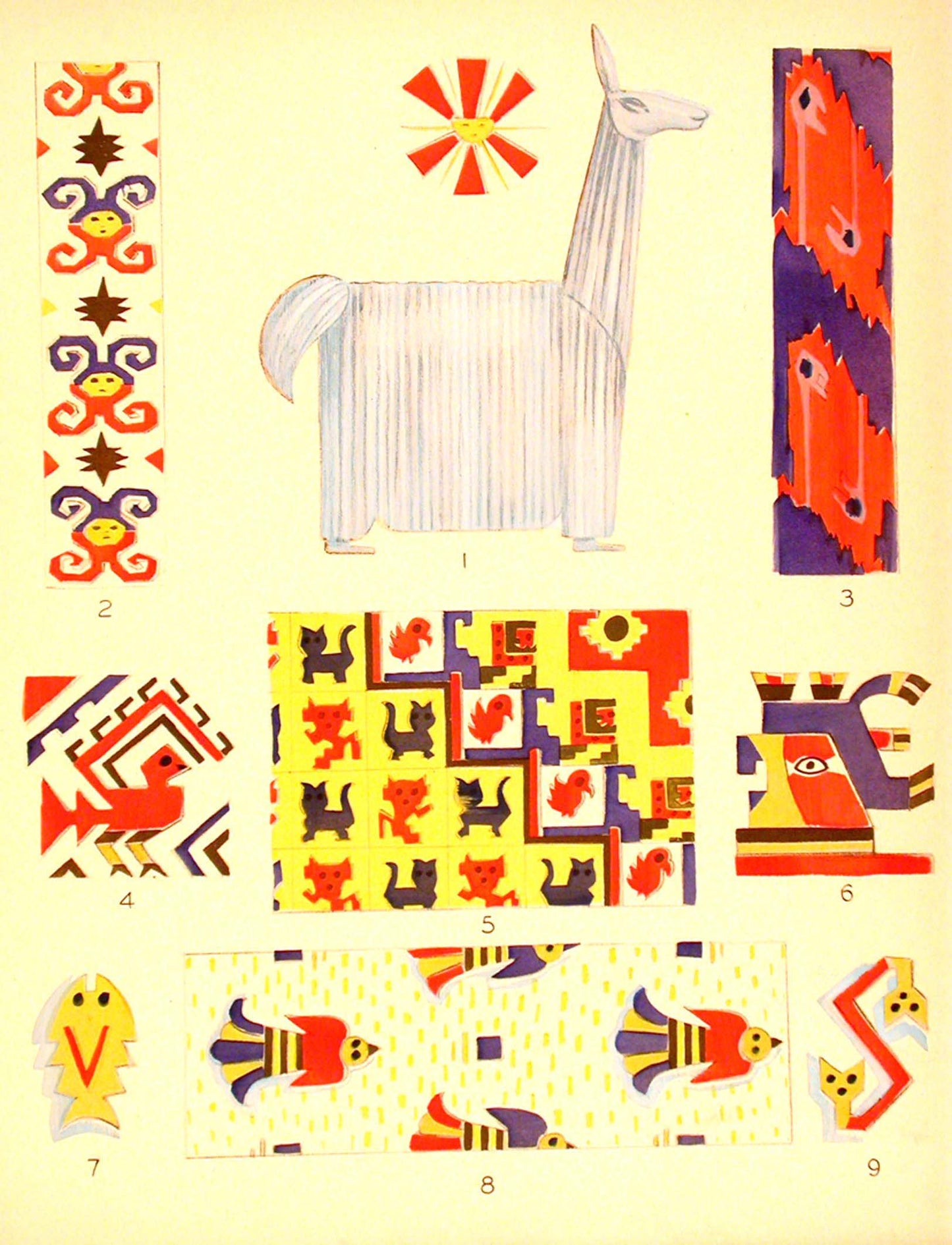 Edouard Halouze - Costumes of South America - 1941