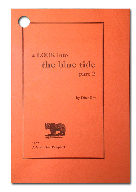 Dieter Roth - a Look into the blue tide - 1967