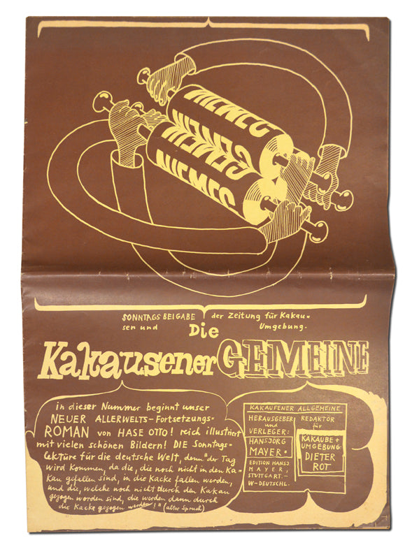 Dieter Roth - Die Kakausener Gemeine - 1968