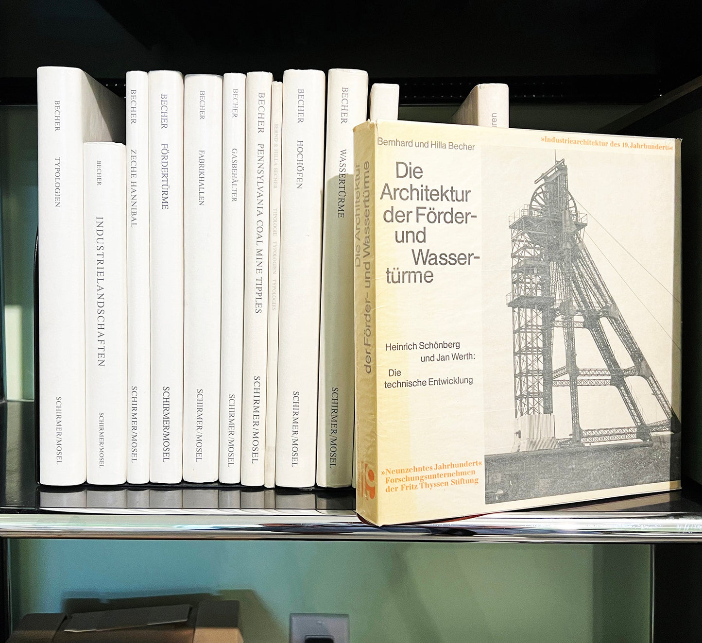 Bernd and Hilla Becher-The first 15 books published, all first editions