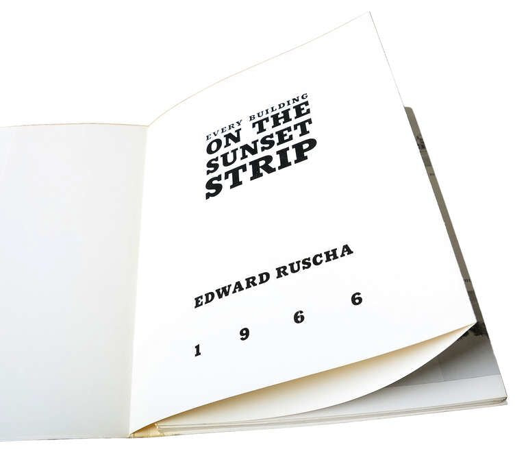 Ed Ruscha - Every Building on the Sunset Strip - 1966