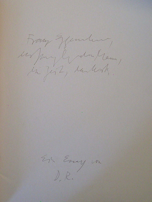 Dieter Roth - Franz Eggenschwiler: der Jungling, der Mann, die Zeit, das Werk. ( franz eggenschwiler the young man the man his time his work (until today 2 5 71}) - 1971