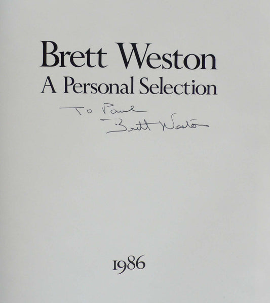 Brett Weston - A Personal Selection - 1986