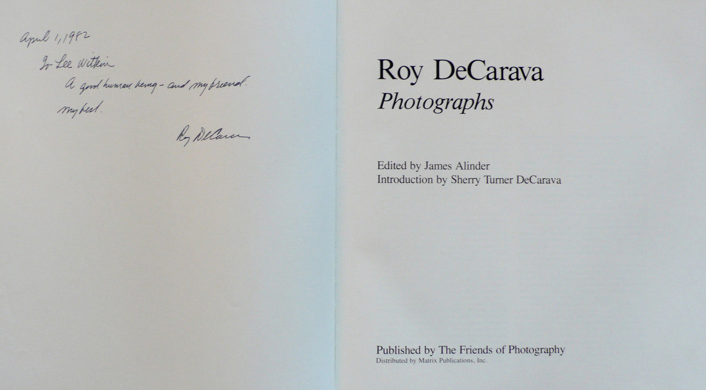 Roy DeCarava - Photographs - 1981