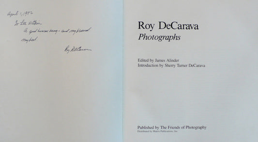 Roy DeCarava - Photographs - 1981