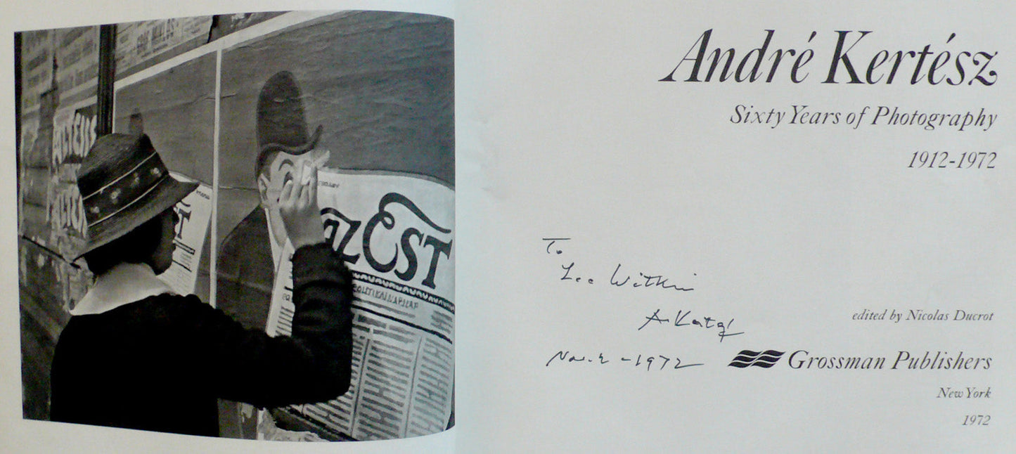 Andre Kertesz - Sixty Years of Photography - 1972
