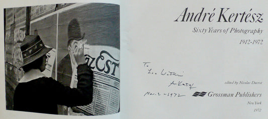Andre Kertesz - Sixty Years of Photography - 1972