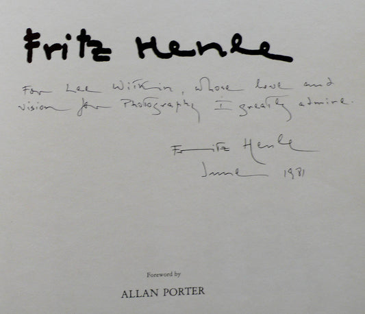 Fritz Henle - Fritz Henle Monograph - 1973