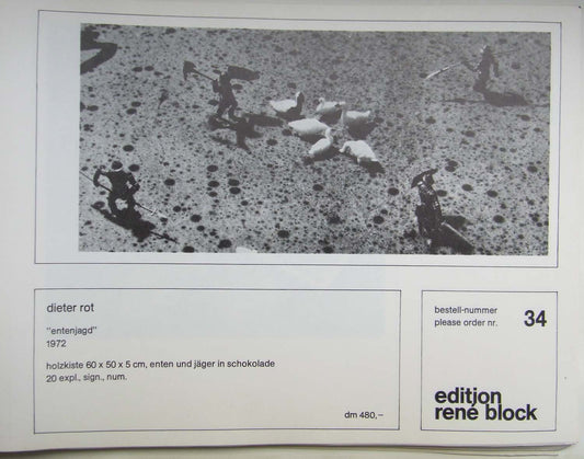 Dieter Roth - Edition Rene Block - 1973