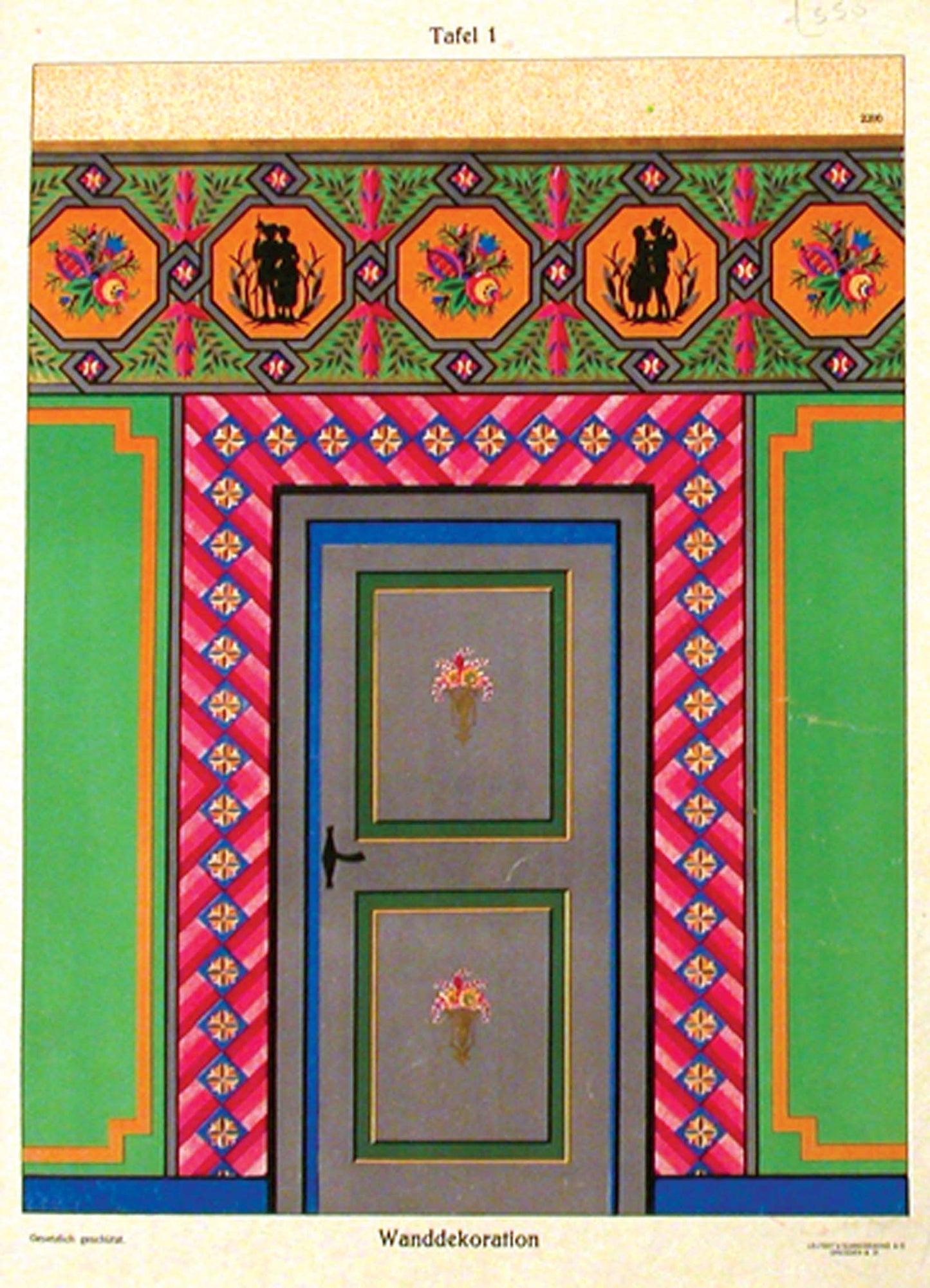 UNKNOWN - Modern Wande und Decken Dekoration - 1900