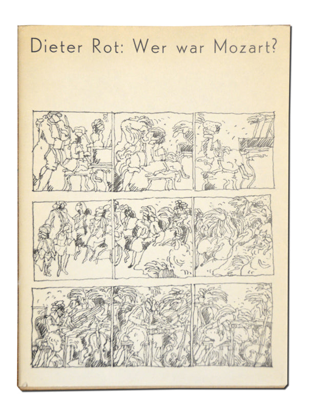 Dieter Roth - wer war mozart ein essay von d. rot. (who was mozart an essay by d. rot) - 1971