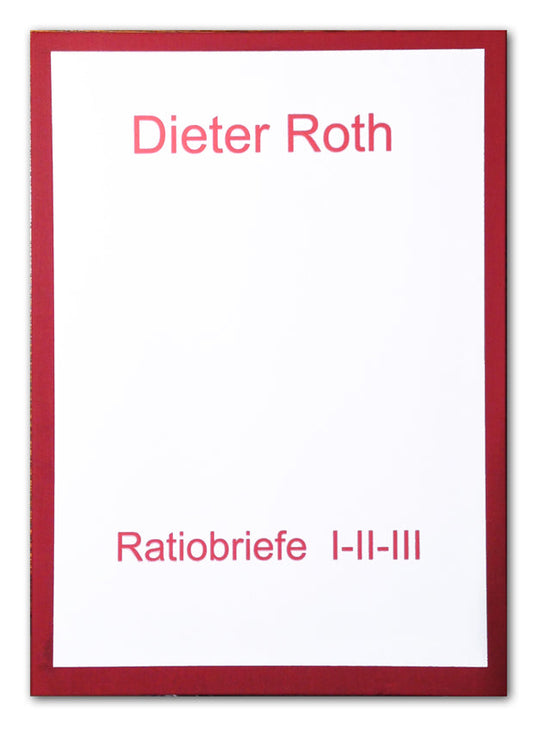 Dieter Roth - Ratiobriefe with Arnulf Rainer - 1976