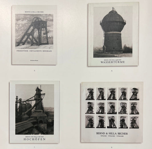 Bernd and Hilla Becher-The first 15 books published, all first editions